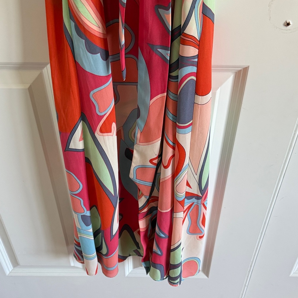 Alexis for Target Mied Floral Long Sleeve Robe Dress Size XS - Picture 7 of 13